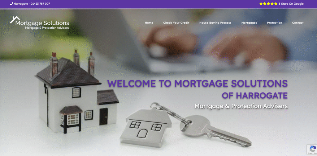 New Website For Mortgage Solutions